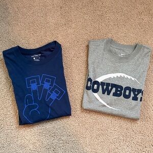 Lot of Dallas Kids Tshirts Mavericks & Cowboys Size Small Youth